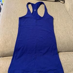Blue Lululemon Tank Top